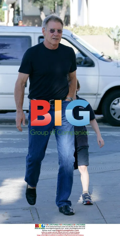 Harrison Ford and son Liam in Los Angeles