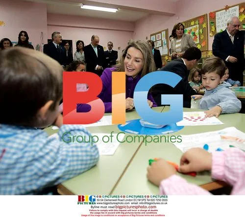 Crown Prince and Princess Visit Letizia's Old School