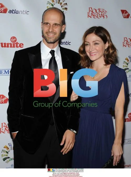 Edoardo Ponti and Sasha Alexander at Rock the Kasbah event