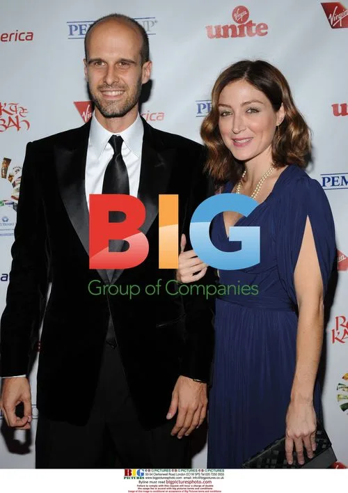 Edoardo Ponti and Sasha Alexander at "Rock the Kasbah" event