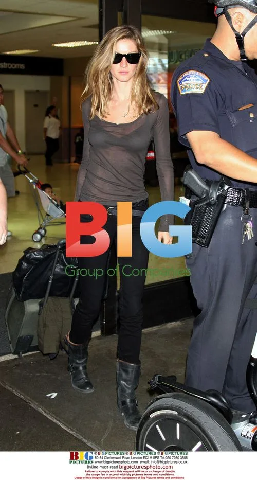 Gisele Bundchen Arrives at LAX