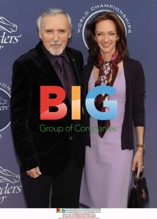 Dennis Hopper and Victoria Duffy at Breeders' Cup