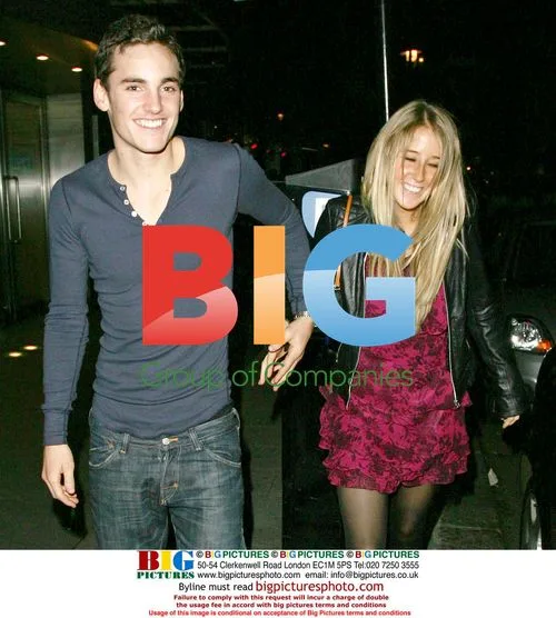Fawn James leaves Embassy Club with boyfriend