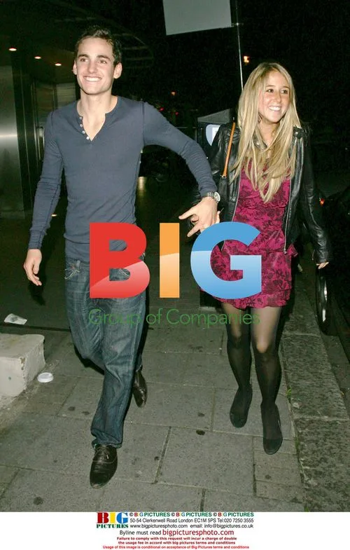 Fawn James leaves Embassy Club with boyfriend