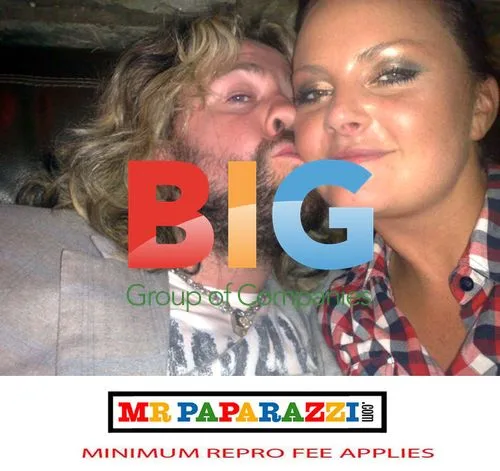 Justin Lee Collins and Ann Finan at Party