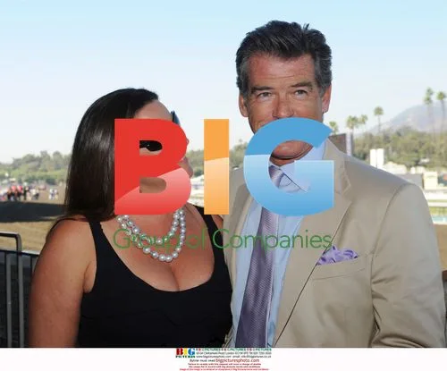 Pierce Brosnan and Keely Shaye Smith at Breeders' Cup