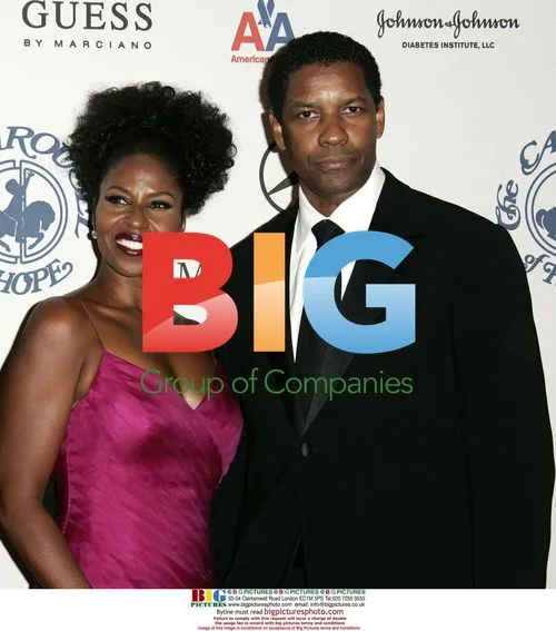 Denzel Washington and wife at Carousel of Hope Ball