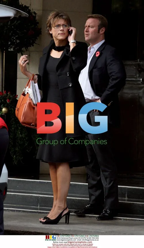 BBC Newsreader Kate Silverton leaving London hotel