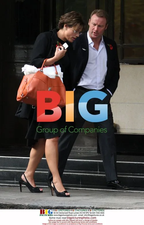 Kate Silverton Leaving Dorchester Hotel