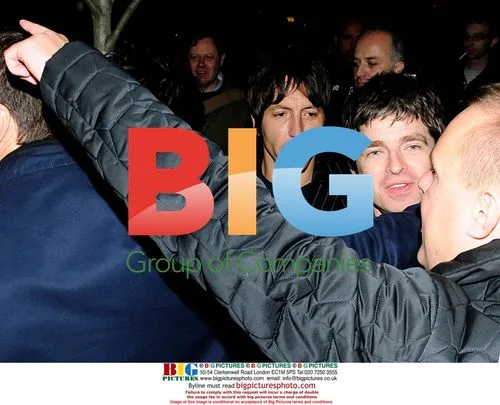 Oasis band and friends at after party
