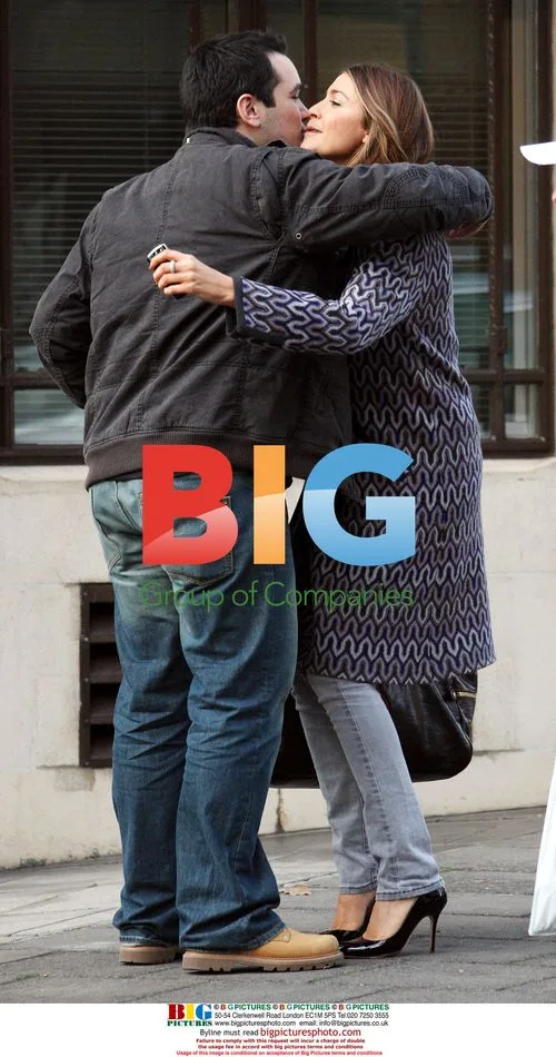 Lisa Snowden and friend leave Dorchester Hotel