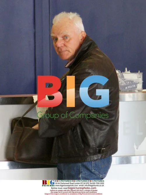 Malcolm McDowell departs LAX airport