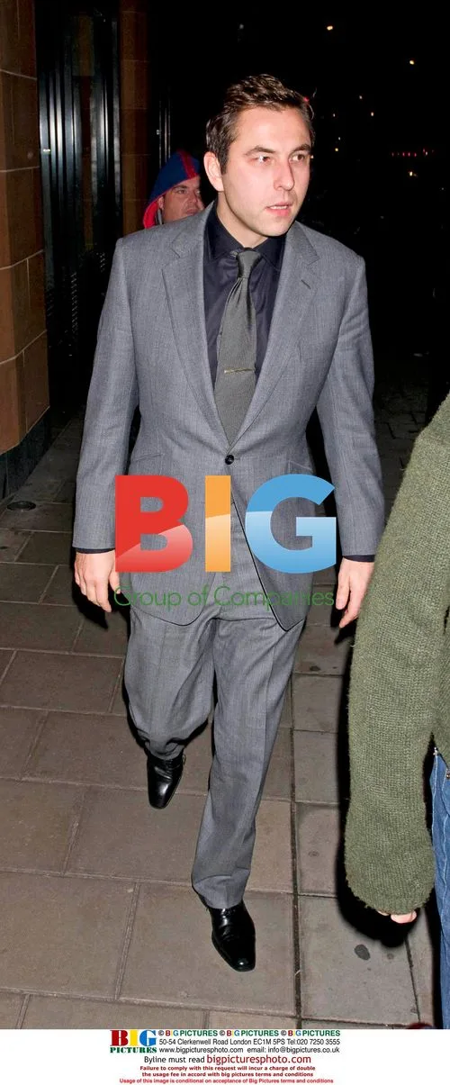 David Walliams and Damian Aspinall at Cipriani