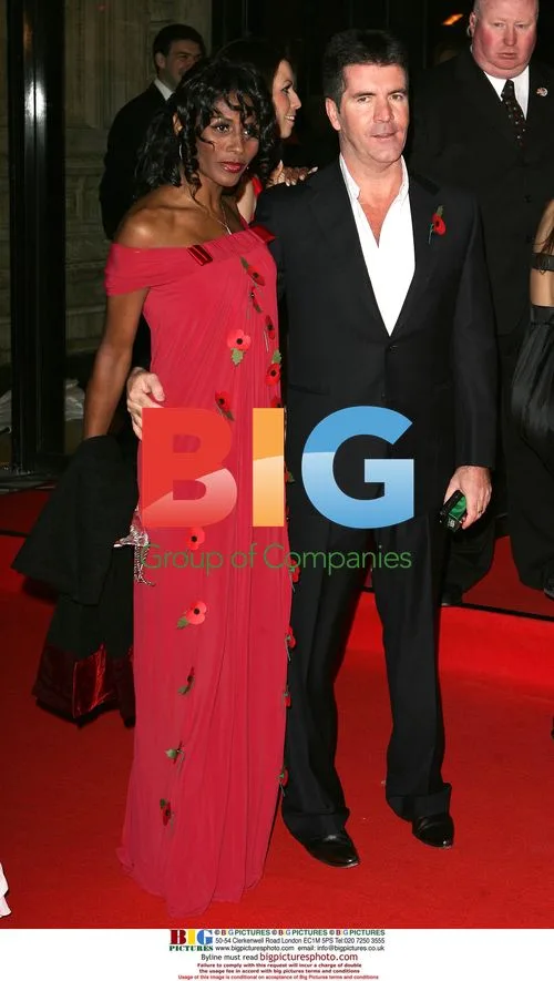 Sinita and Simon Cowell at National TV Awards