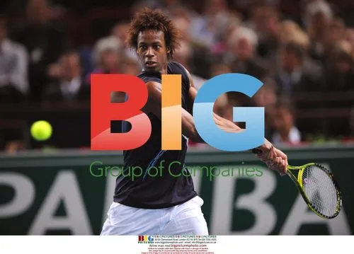 Gaël Montfils at Paris Tennis Master