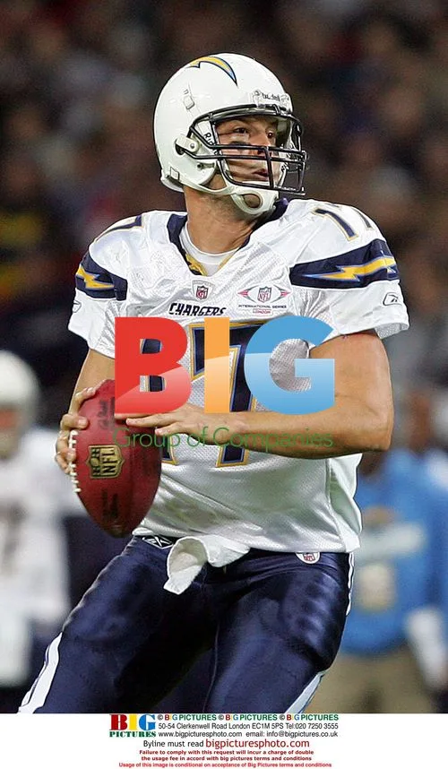 Philip Rivers in NFL Match at Wembley