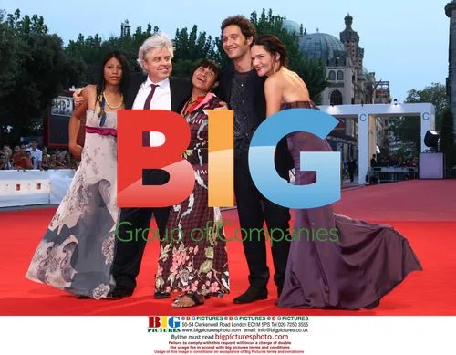 Chiara Caselli, Marco Bechis and Claudio Santamaria at Birdwatchers premiere