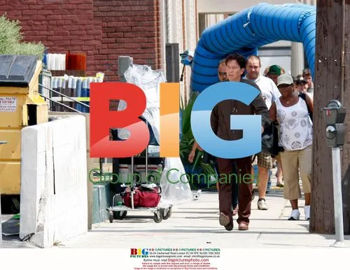 Timothy Hutton filming "Leverage" TV series