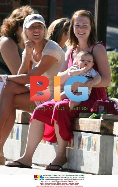 Melissa Joan Hart at Coldwater Park with family