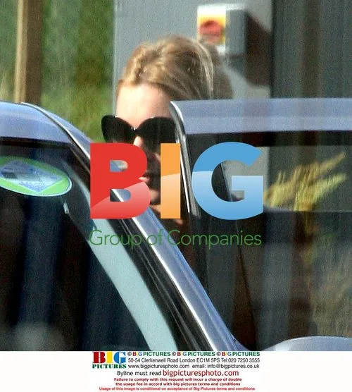 Supermodel Kate Moss near RAF Northolt Base
