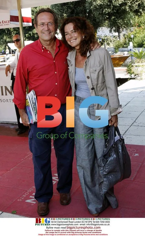 Monica Guerritore and Roberto Zaccaria at Venice Film Festival