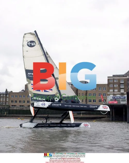 Ben Ainslie on Extreme 40 racing yacht