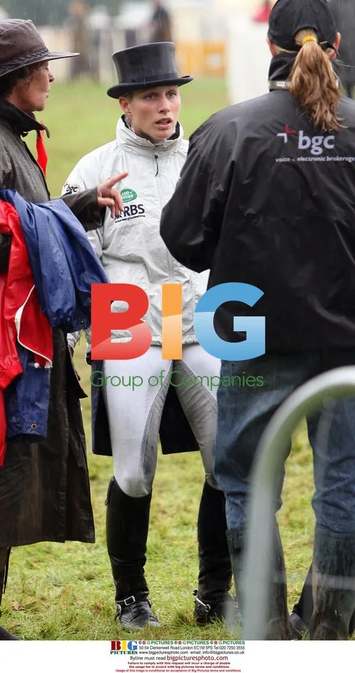 Zara Phillips at Burghley Horse Trials