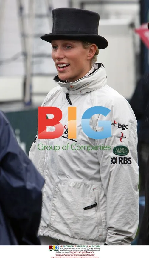 Zara Phillips at Land Rover Burghley Horse Trials