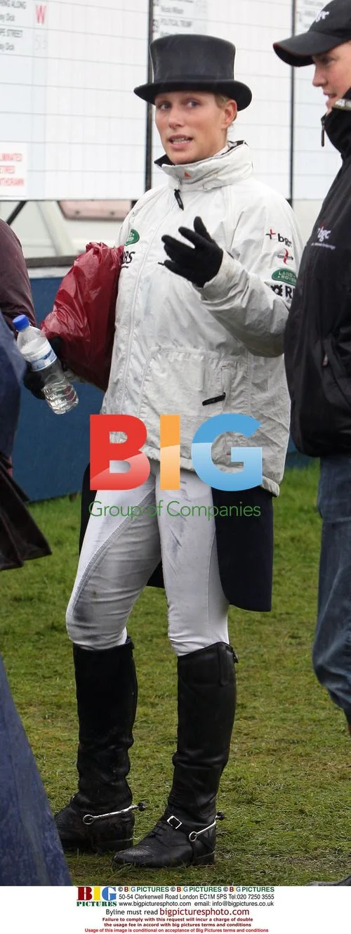 Zara Phillips at the Burghley Horse Trials
