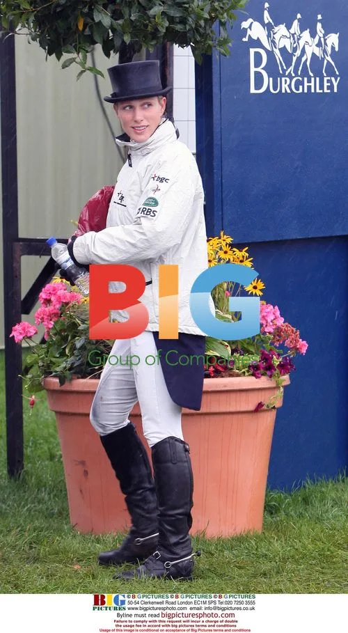 Zara Phillips at Burghley Horse Trials