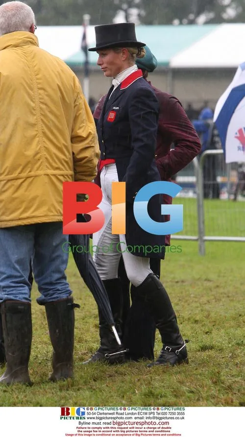 Zara Phillips at Burghley Horse Trials