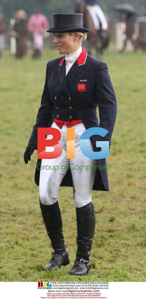Zara Phillips at Burghley Horse Trials
