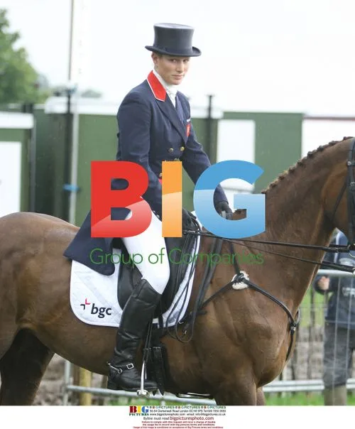 Zara Philips at Burghley Horse Trials