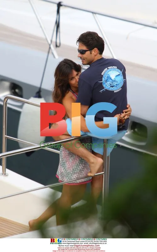 Pier Silvio Berlusconi and Silvia Toffanin in Portofino