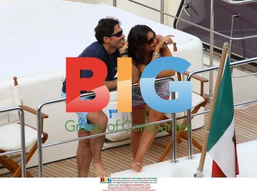 Pier Silvio Berlusconi and Silvia Toffanin in Portofino