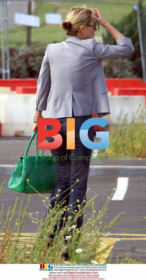 Kate Moss spotted near RAF Northolt Base
