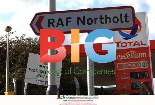 Kate Moss spotted near RAF Northolt Base