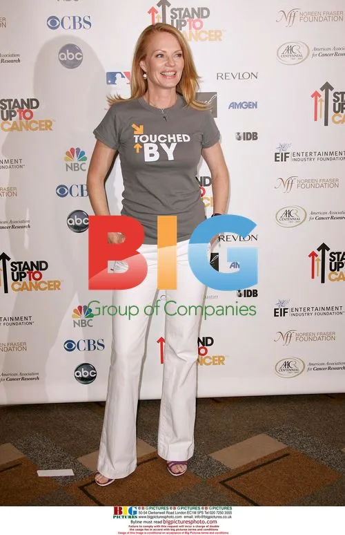 MARG HELGENBERGER at Stand Up for Cancer event