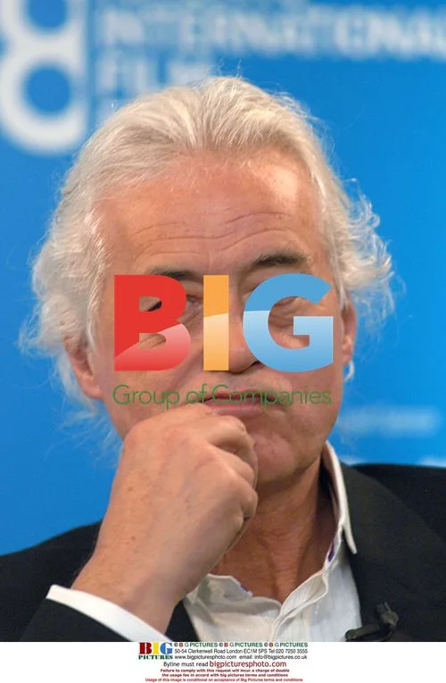 Jimmy Page at "Ghost Town" Press Conference