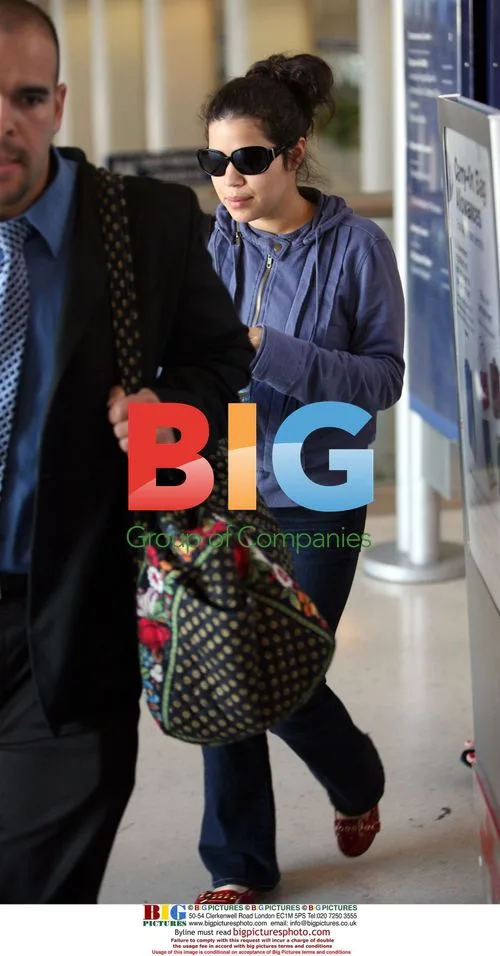 America Ferrera at LAX