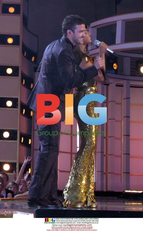 Justin Timberlake and Beyonce at Fashion Rocks
