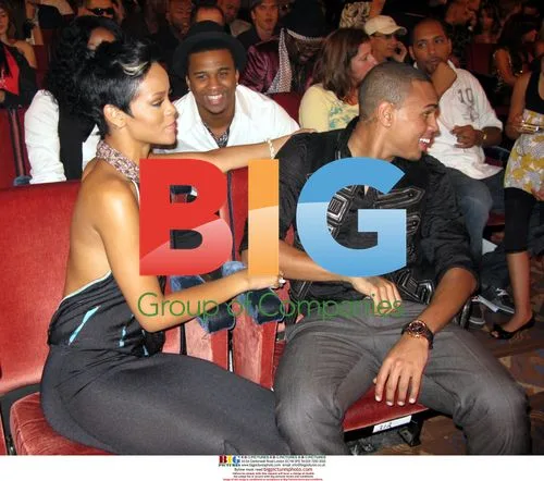 Rihanna and Chris Brown at Fashion Rocks Show