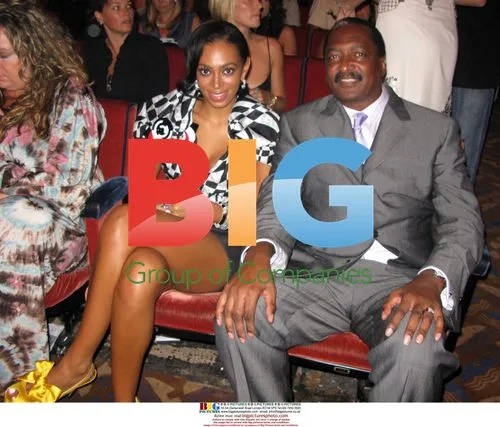 Solange and Mathew Knowles at Fashion Rocks