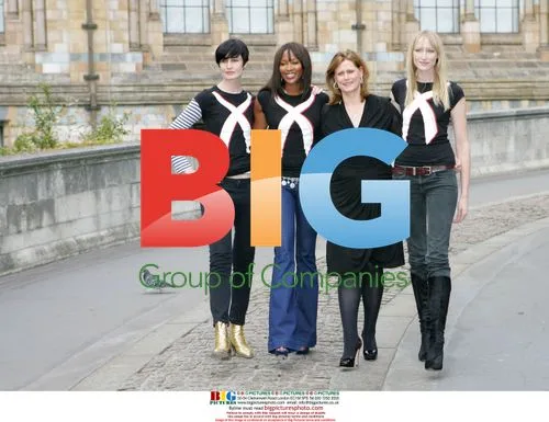 Erin O'Connor, Naomi Campbell, Lorraine Candy, Sarah Brown at Fashion For Relief 2008
