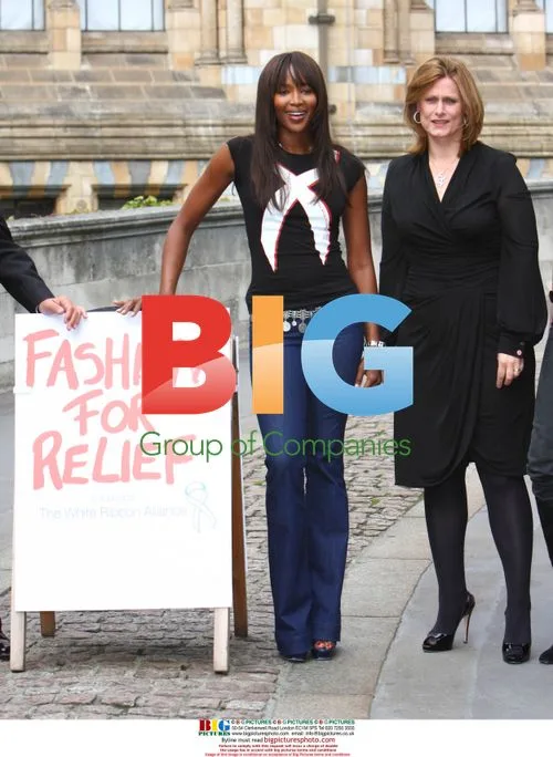 Naomi Campbell and Sarah Brown at Fashion For Relief 2008