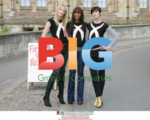 Supermodels & Elle Editor at Fashion For Relief 2008
