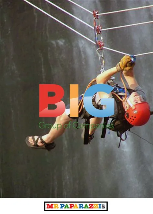 Elijah Wood and Jack Osbourne Abseiling