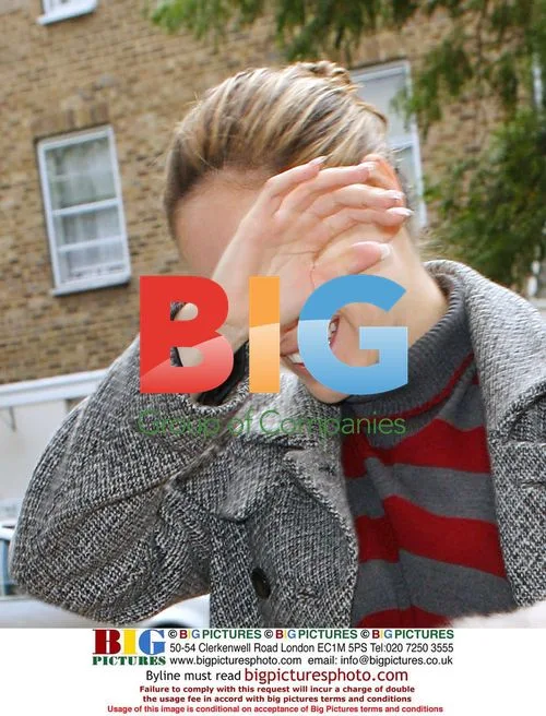 Kelly Brook arrives at This Morning Studios