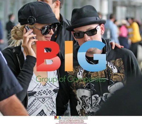 Paris Hilton and Benji Madden arrive in Toronto