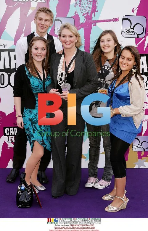 Cheryl Baker and Family at 'Camp Rock' Premiere